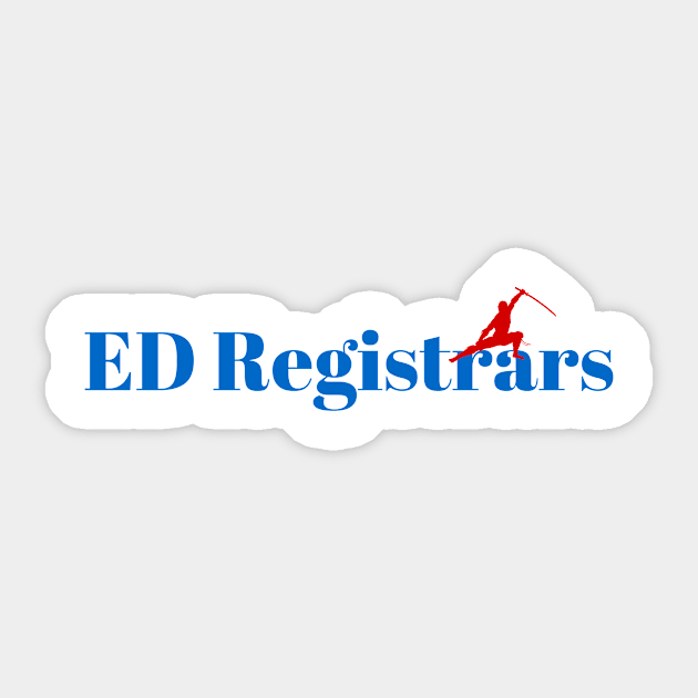 The ED Registrar Ninja Sticker by ArtDesignDE